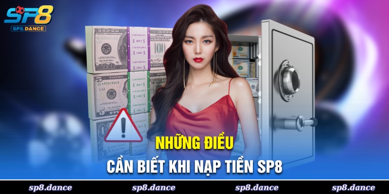 Những thông tin quan trọng cần lưu ý khi nạp tiền SP8